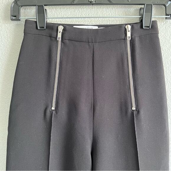 & Other Stories Black Pleated Double Zip Trousers - Picture 2 of 14